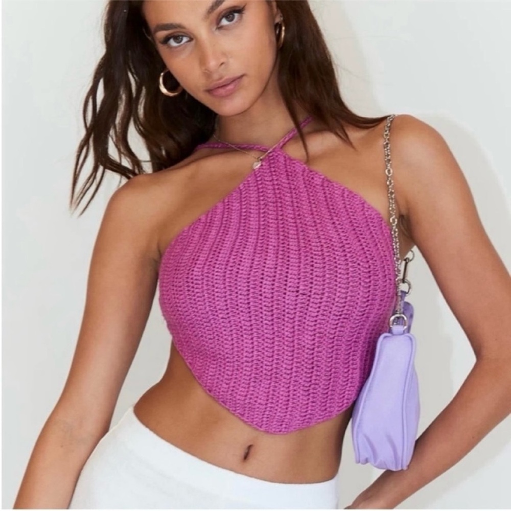 Princess Polly Avoca Pink Crop Top